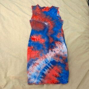 Red White and Blue Mini Dress